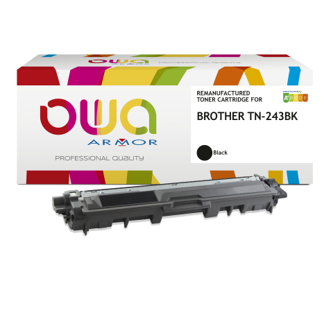 Toner remanufacturé OWA - standard - Noir - pour BROTHER TN-243BK