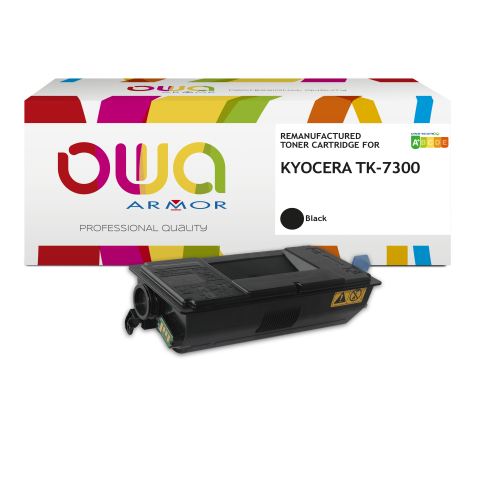 Toner remanufacturé OWA - standard - Noir - pour KYOCERA TK-7300