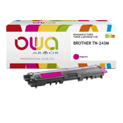 Toner remanufacturé OWA - standard - pour BROTHER TN-243Y