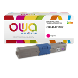 Toner remanufacturé OWA - standard - pour OKI 46471102