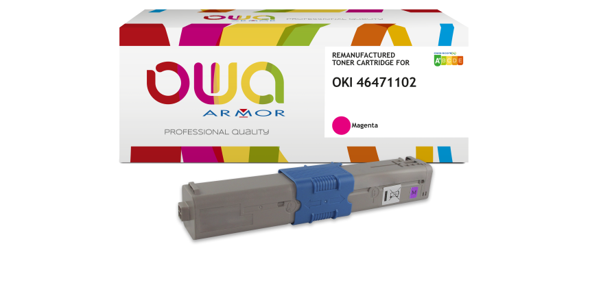 Toner remanufacturé OWA - standard - pour OKI 46471102