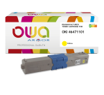 Toner remanufacturé OWA - standard - pour OKI 46471102