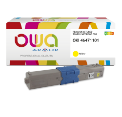 Toner remanufacturé OWA - standard - pour OKI 46471102