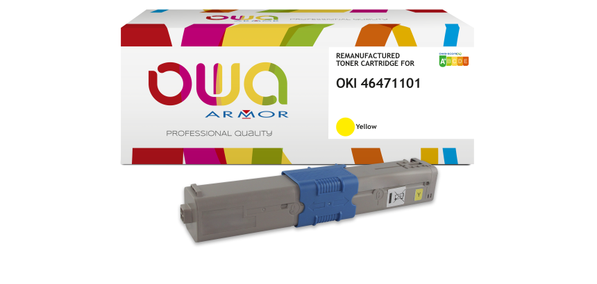 Toner remanufacturé OWA - standard - pour OKI 46471102