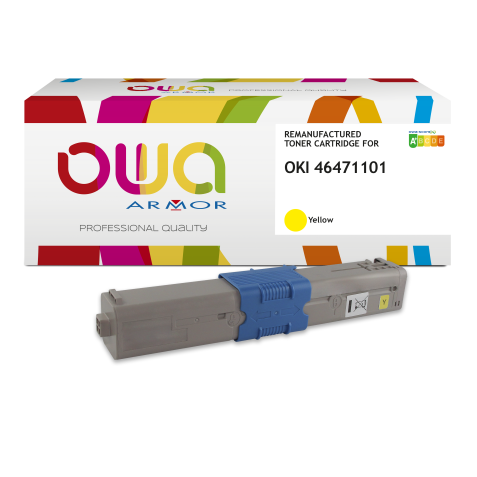 Toner remanufacturé OWA - standard - pour OKI 46471101