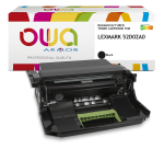 Tambour remanufacturé OWA - standard - Noir - pour LEXMARK 52D0ZA0