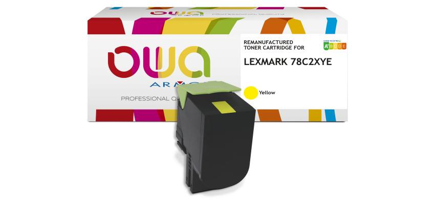 Toner remanufacturé OWA - haute capacité - pour LEXMARK 78C2XYE