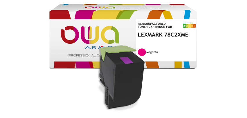Toner remanufacturé OWA - haute capacité - pour LEXMARK 78C2XYE