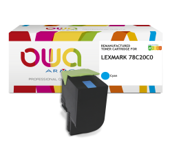 Toner remanufacturé OWA - standard - pour LEXMARK 78C20C0
