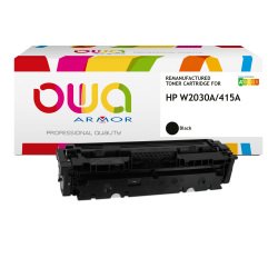 Toner remanufacturé OWA - standard - Noir - pour HP W2030A