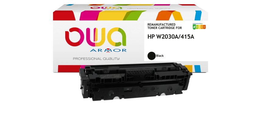Toner remanufacturé OWA - standard - Noir - pour HP W2030A