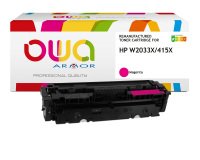Toner remanufacturé OWA - haute capacité - pour HP W2032X
