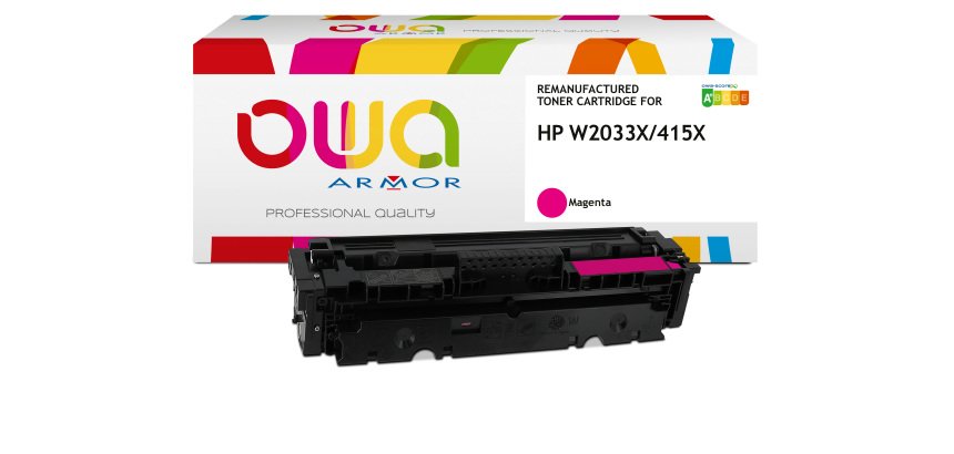Toner remanufacturé OWA - haute capacité - pour HP W2032X