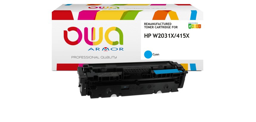 Toner remanufacturé OWA - haute capacité - pour HP W2032X