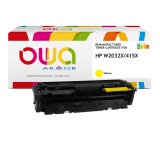 Toner remanufacturé OWA - haute capacité - pour HP W2032X