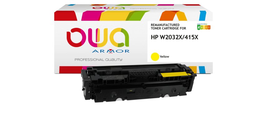 Toner remanufacturé OWA - haute capacité - pour HP W2032X