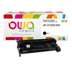 Toner remanufacturé OWA - haute capacité - Noir - pour HP CF259X