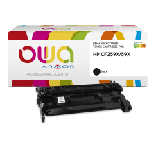 Toner remanufacturé OWA - haute capacité - Noir - pour HP CF259X