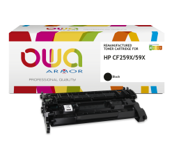 Toner Owa compatible HP59X CF259X noir pour imprimante laser