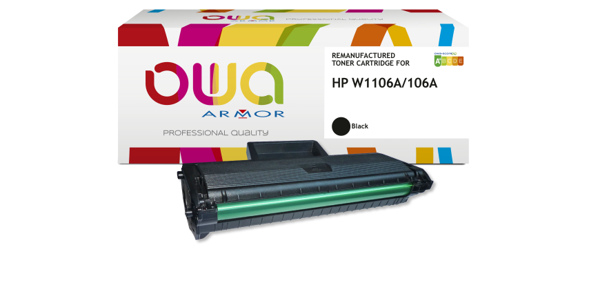 OWA Remanufactured Toner - Standard - Black - for HP W1106A