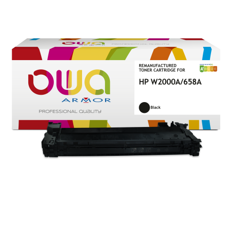 Toner remanufacturé OWA - standard - Noir - pour HP W2000A