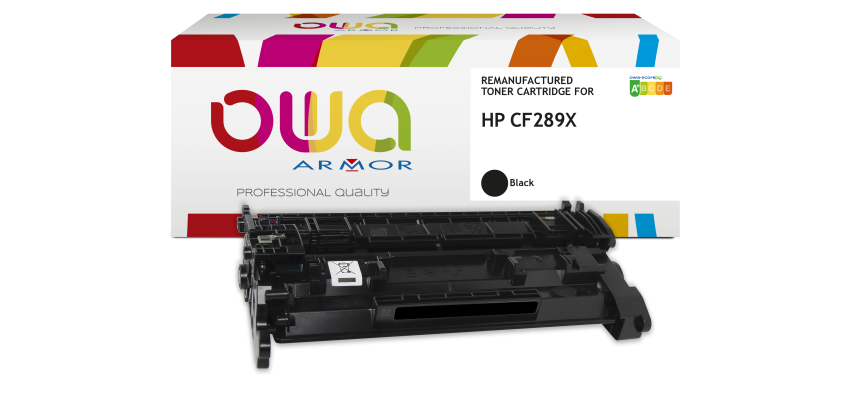 Cartouche Owa compatible HP89X CF289X noire pour imprimante laser
