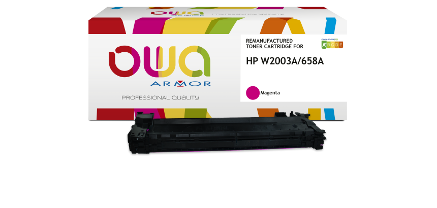 Toner remanufacturé OWA - standard - pour HP W2001A
