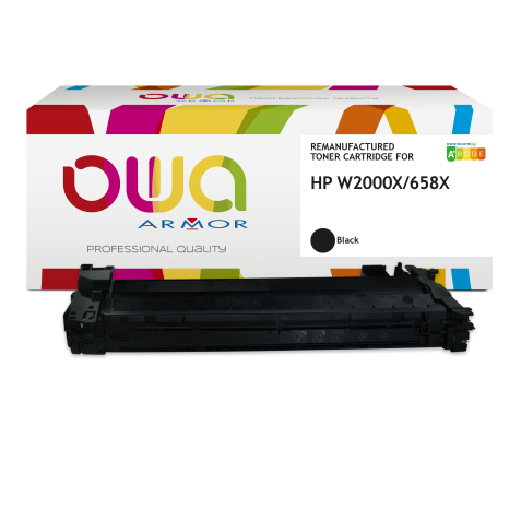 Gereviseerde toner OWA hoge capaciteit zwart voor HP W2000X