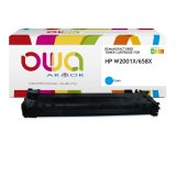 Toner remanufacturé OWA - haute capacité - pour HP W2001X