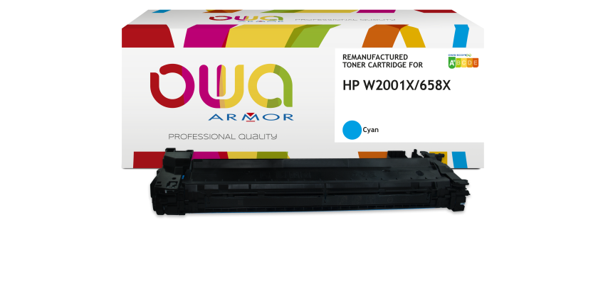 Toner remanufacturé OWA - haute capacité - pour HP W2001X