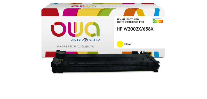 Toner remanufacturé OWA - haute capacité - pour HP W2001X