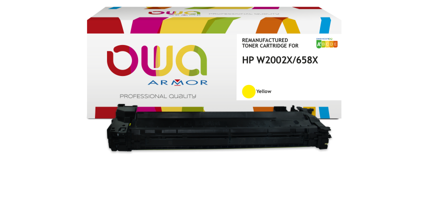 Toner remanufacturé OWA - haute capacité - pour HP W2001X