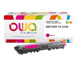 Toner OWA remanufacturé magenta équivalent BROTHER TN-247 pour imprimante laser