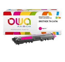 Toner OWA remanufacturé équivalent BROTHER TN-247 pour imprimante laser