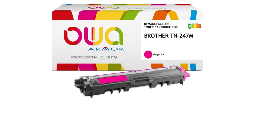 Toner OWA remanufacturé équivalent BROTHER TN-247 pour imprimante laser