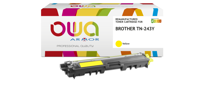 OWA Remanufactured Toner - Standard - for BROTHER TN-243Y