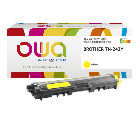 Toner remanufacturé OWA - standard - pour BROTHER TN-243C