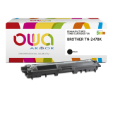 Remanufactured OWA black toner compatible with BROTHER TN-247BK for laser printer
