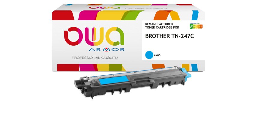 Toner OWA remanufacturé équivalent BROTHER TN-247 pour imprimante laser