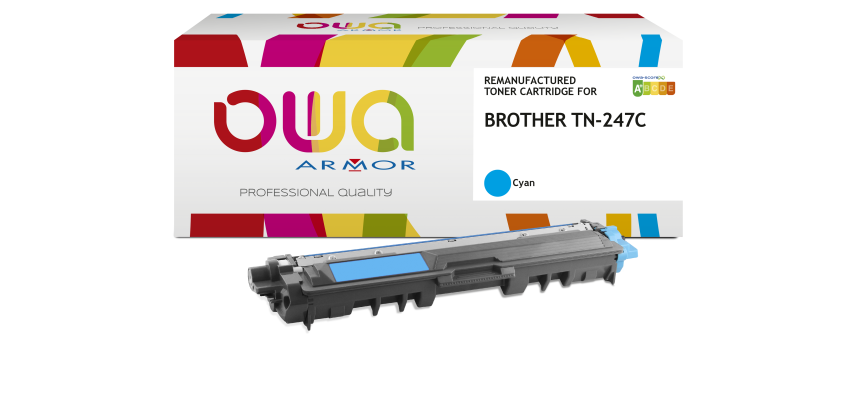 Toner remanufacturé OWA - haute capacité - pour BROTHER TN-247C