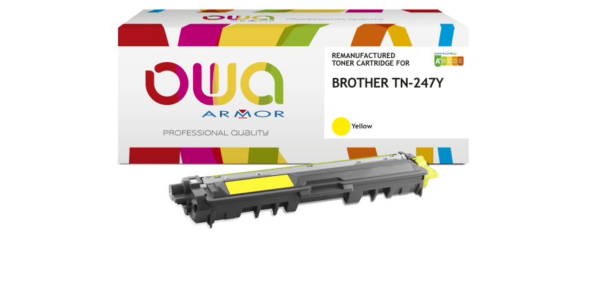 Toner OWA remanufacturé équivalent BROTHER TN-247 pour imprimante laser