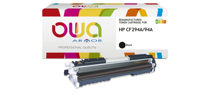 Toner remanufacturé OWA - standard - Noir - pour HP 94A