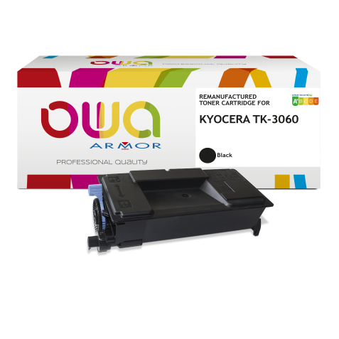 Toner remanufacturé OWA - standard - Noir - pour KYOCERA TK-3060