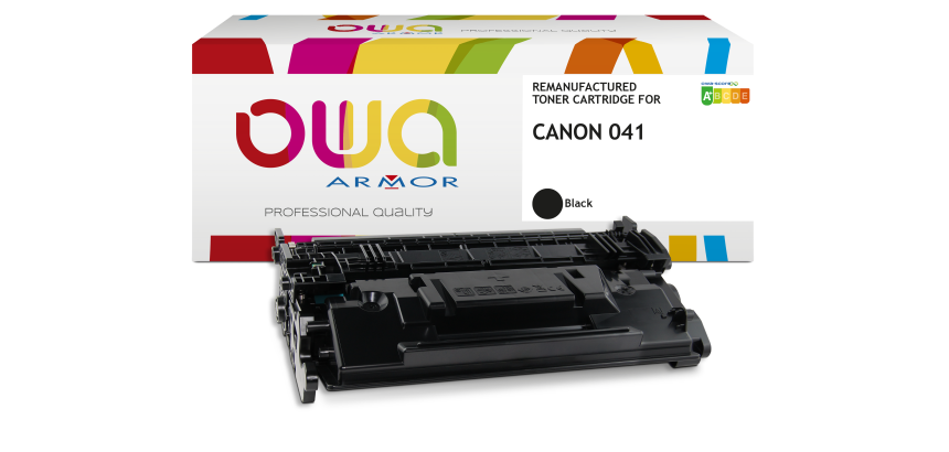 Toner remanufacturé OWA - standard - Noir - pour CANON 041