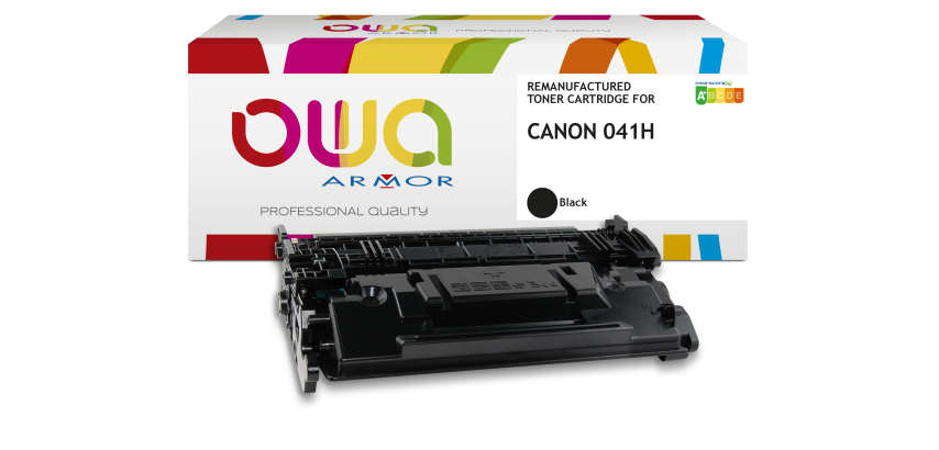 Toner remanufacturé OWA - haute capacité - Noir - pour CANON 041HK