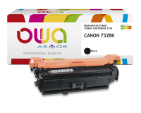 Toner remanufacturé OWA - standard - Noir - pour CANON 732BK