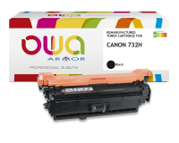 Toner remanufacturé OWA - haute capacité - Noir - pour CANON 732H