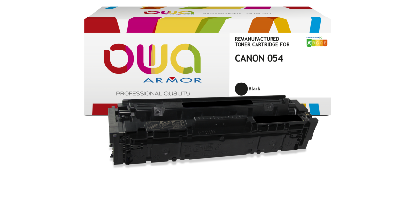 Toner remanufacturé OWA - standard - Noir - pour CANON 054