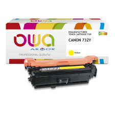 Toner remanufacturé OWA - standard - Jaune - pour CANON 732Y