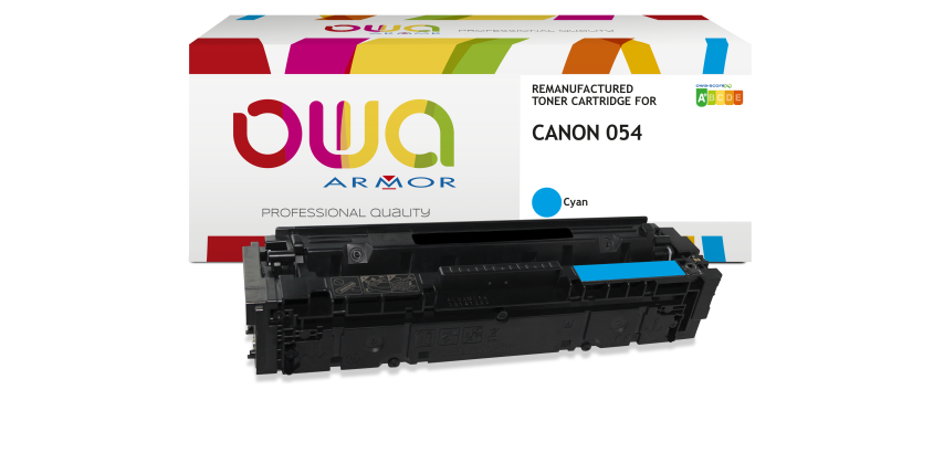 Toner remanufacturé OWA - standard - pour CANON 054C